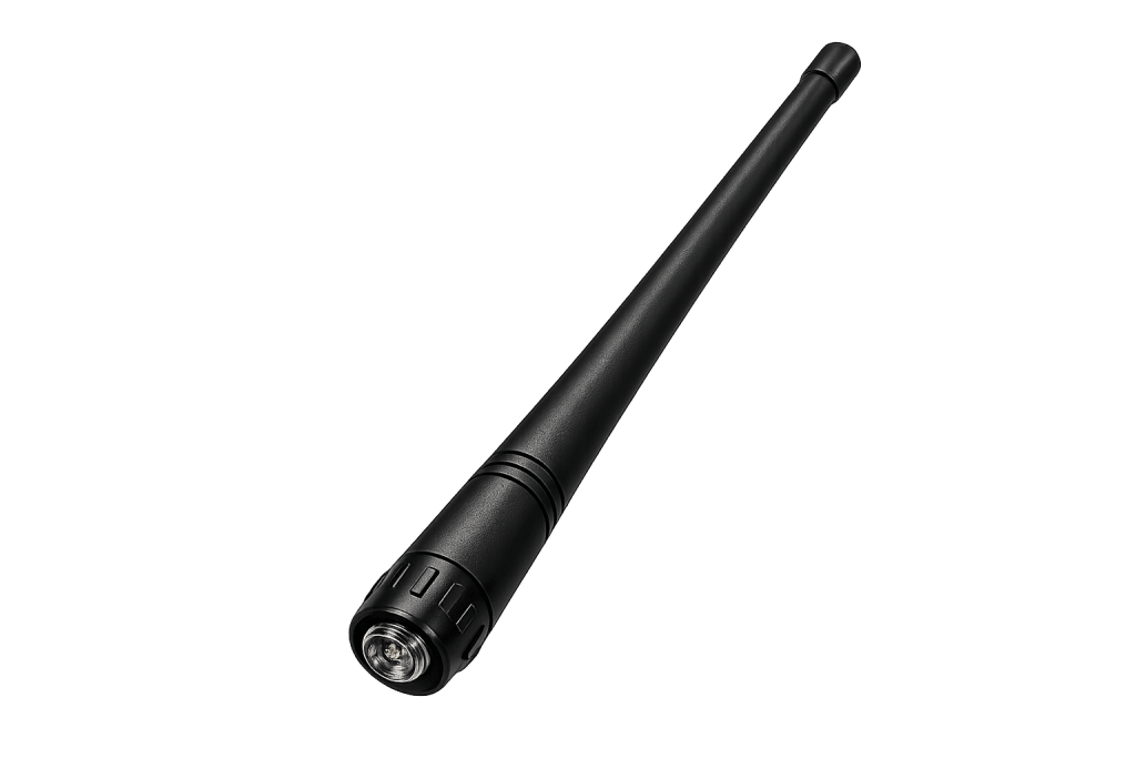 Antena para radio de comunicación portátil de alta resistencia.