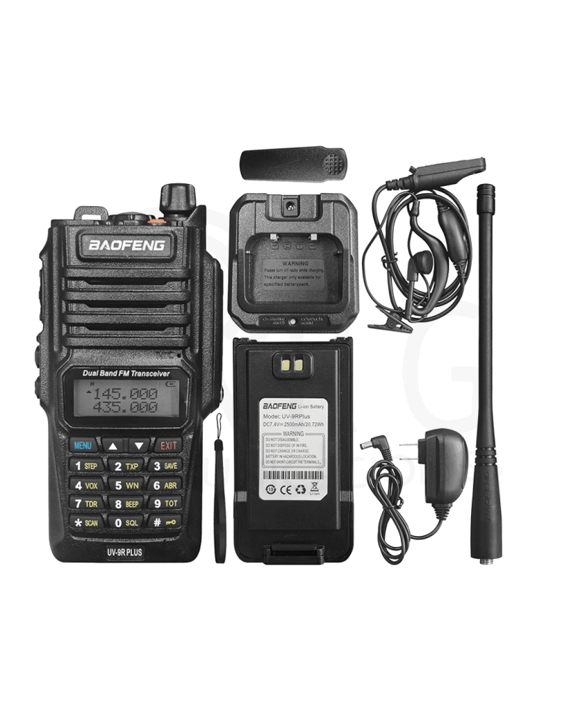 Kit de radio Baofeng UV-9R Plus